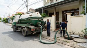 Xe chuyÃªn dá»¥ng phá»¥c vá»¥ hÃºt háº§m cáº§u táº¡i cÃ´ng trÃ¬nh nhÃ  á»Ÿ Viá»‡t Nam